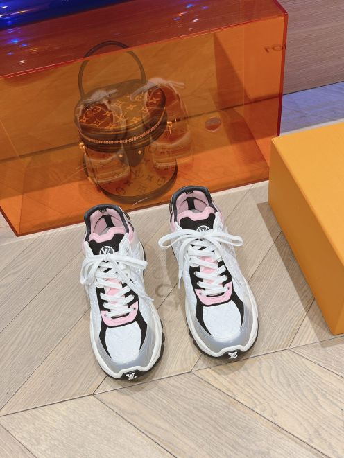 数量限定 得価ルイヴィトンサイズ感シューズコピー Run55スポーツシューズ TPU複合ソール