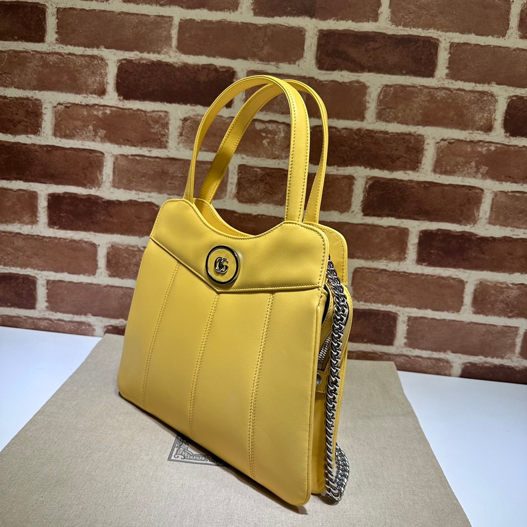 人気 745918 PETITE GG スモール トートバッグ グッチ バッグ コピー イエロー_2