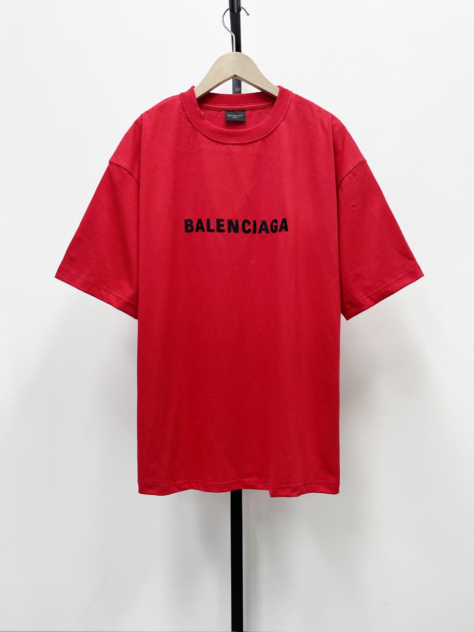 バレンシアガ半袖Tシャツコピーコットン製人気物刺繍ロゴ_1