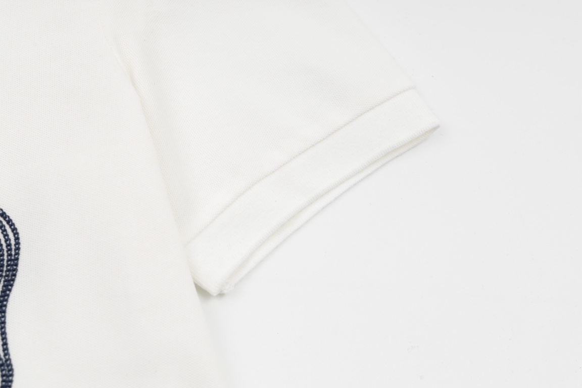 ルイ・ヴィトン 半袖ポロシャツ偽物 高密度刺繍 100%コット 人気 激安新品_5