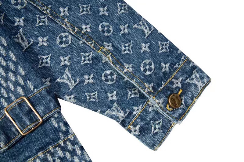 ルイ・ヴィトンジャケットスーパーコピー 肖戦のおそろい品 デニム 贅沢なファッションジャケットH239_5