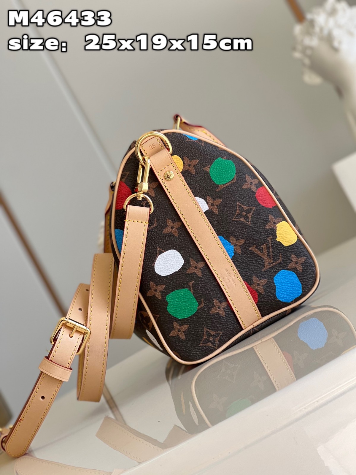 LV × YK スピーディー 25ショルダーバッグ ルイヴィトン バッグ コピー_2