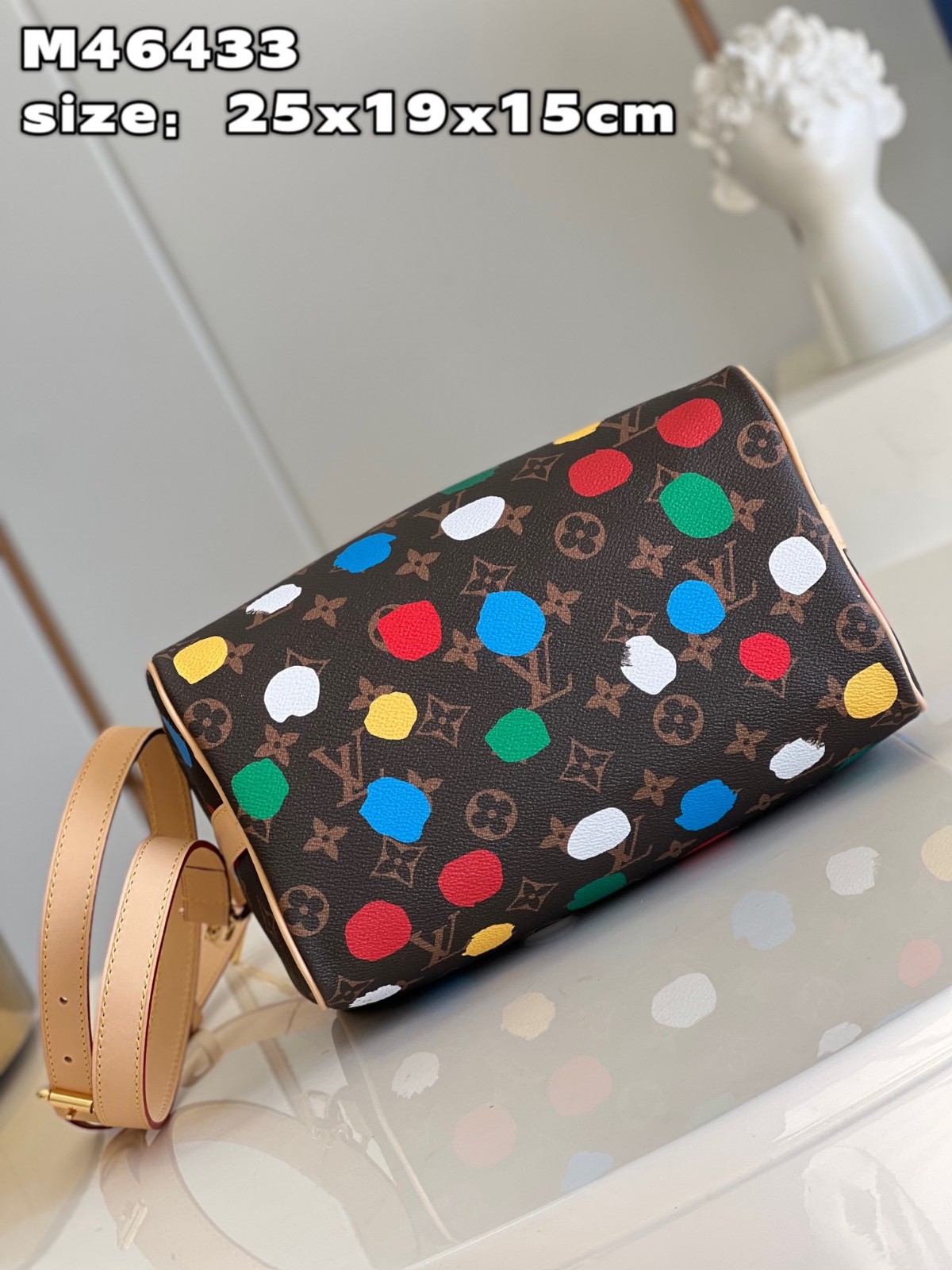 LV × YK スピーディー 25ショルダーバッグ ルイヴィトン バッグ コピー_3