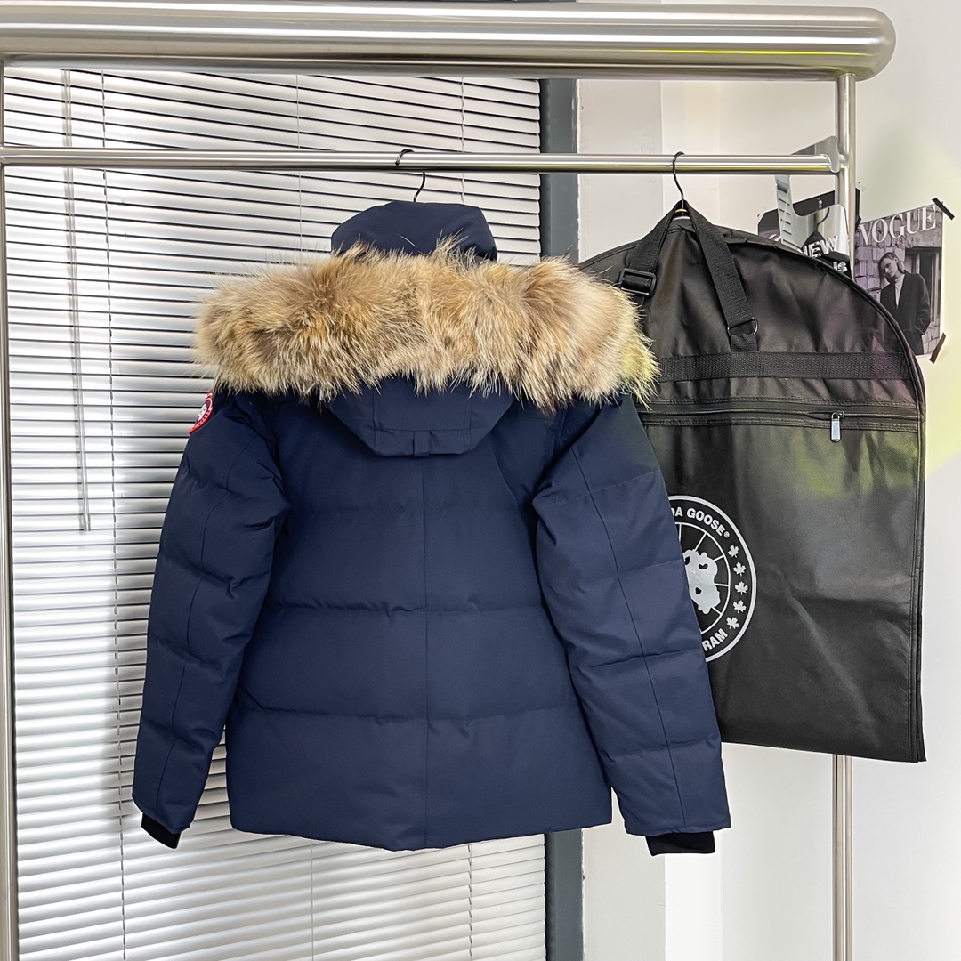 カナダグース軽量ダウンコート高級 ファッションダウンジャケット冬物人気ブランドブラック_3