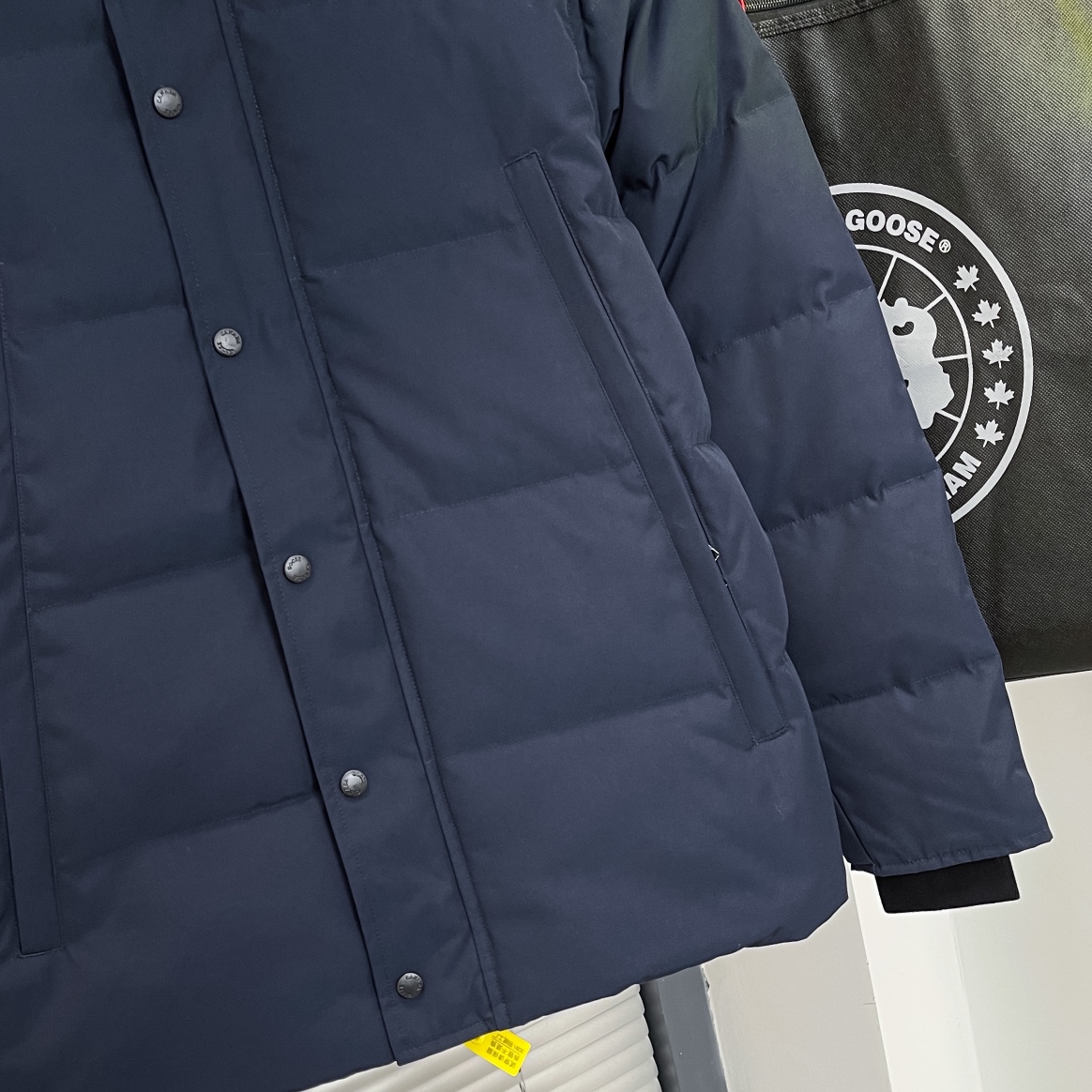 カナダグース軽量ダウンコート高級 ファッションダウンジャケット冬物人気ブランドブラック_4