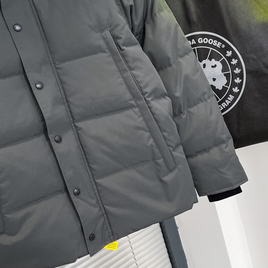  カナダグース軽量ダウンコート高級 ファッションダウンジャケット冬物人気ブランドフード付き_1