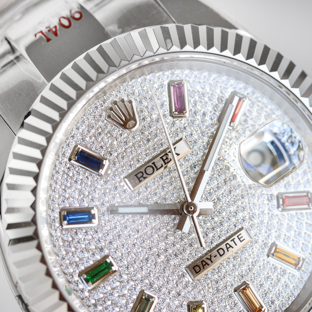 ロレックス腕時計スーパーコピー人気物ビジネスカレンダーメンズファッションシルバー_3