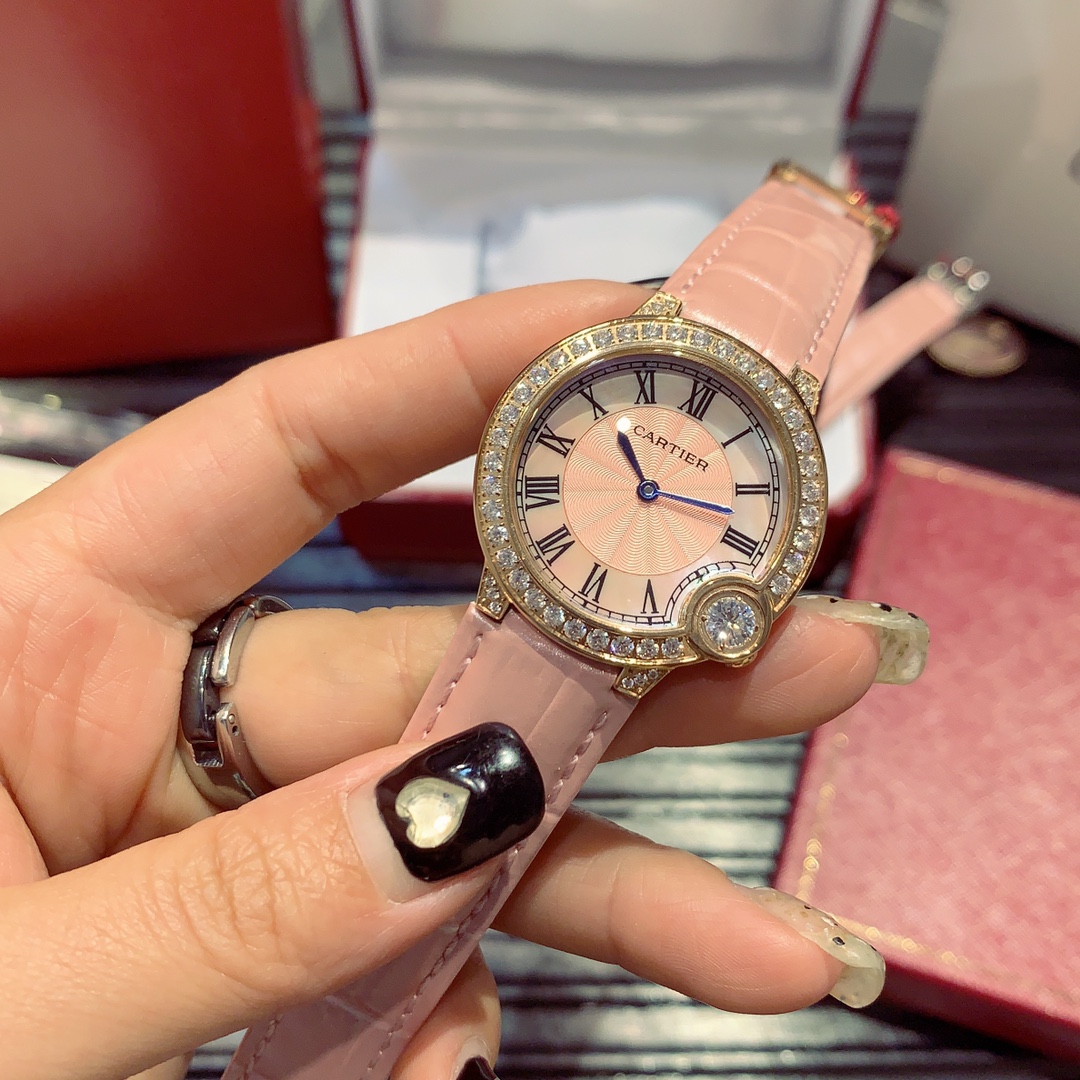 カルティエ腕時計スーパーコピー人気物ビジネスファッションプレゼントローズピンク_1