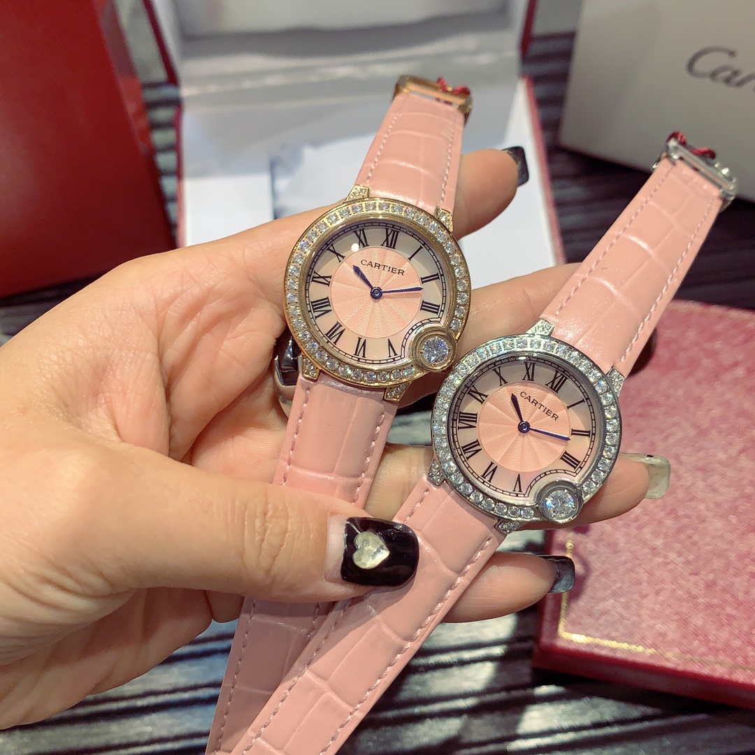 カルティエ腕時計スーパーコピー人気物ビジネスファッションプレゼントローズピンク_6