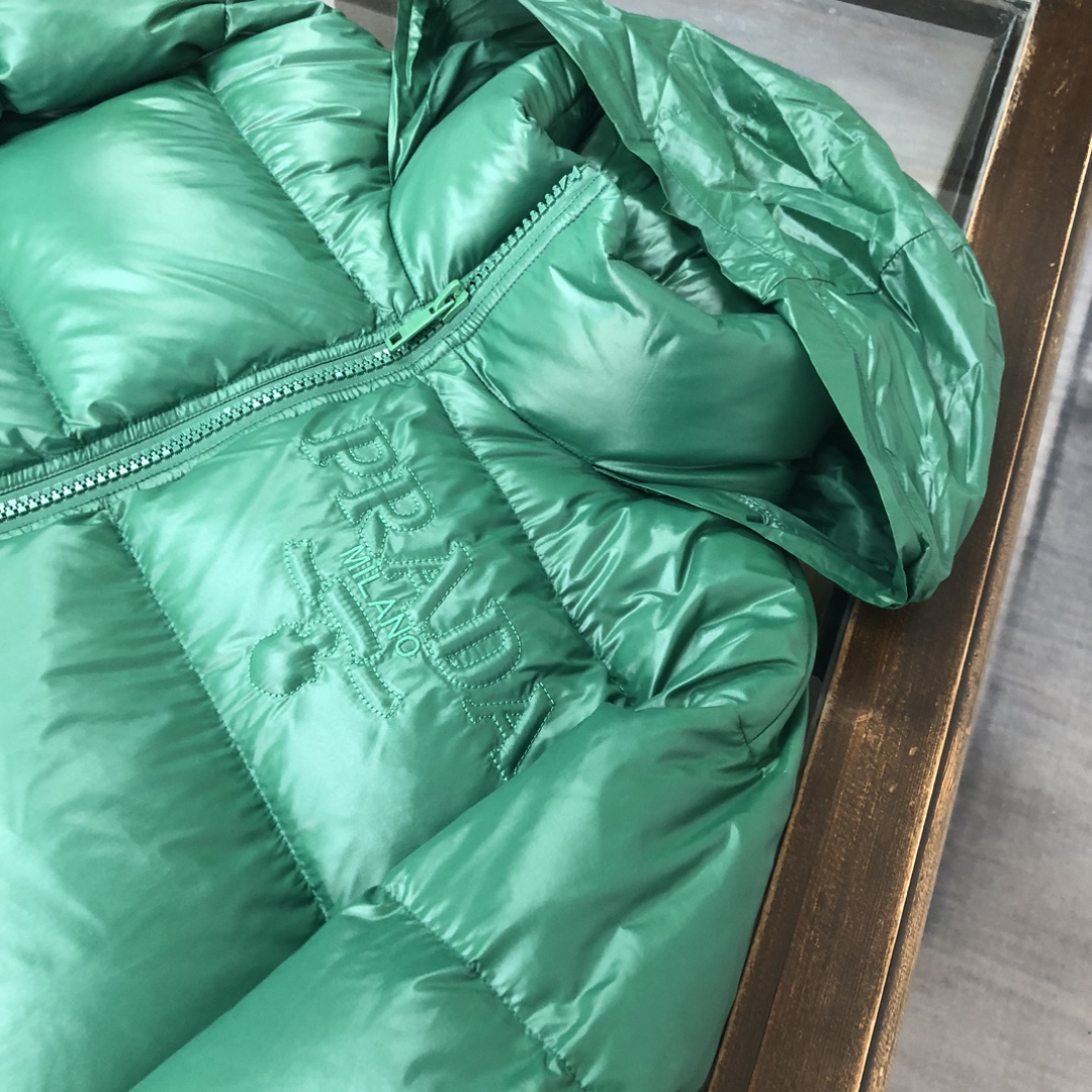 新作入荷人気プラダダウンｎ級品 防寒 ダウンジャケット  大きいサイズ 人気  4色　グリーン_2
