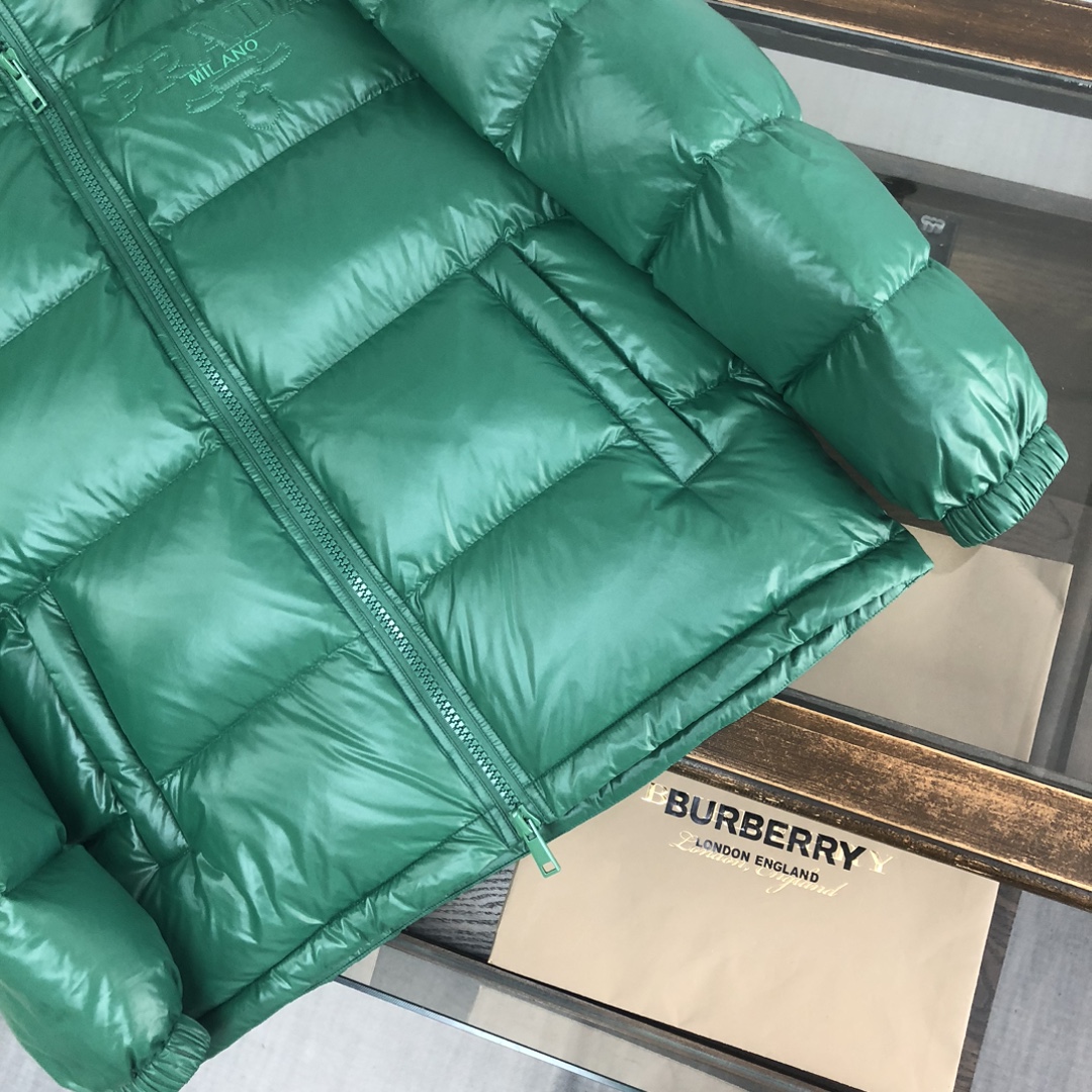 新作入荷人気プラダダウンｎ級品 防寒 ダウンジャケット  大きいサイズ 人気  4色　グリーン_6