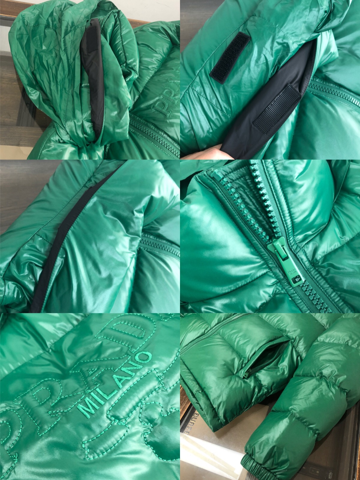 新作入荷人気プラダダウンｎ級品 防寒 ダウンジャケット  大きいサイズ 人気  4色　グリーン_8