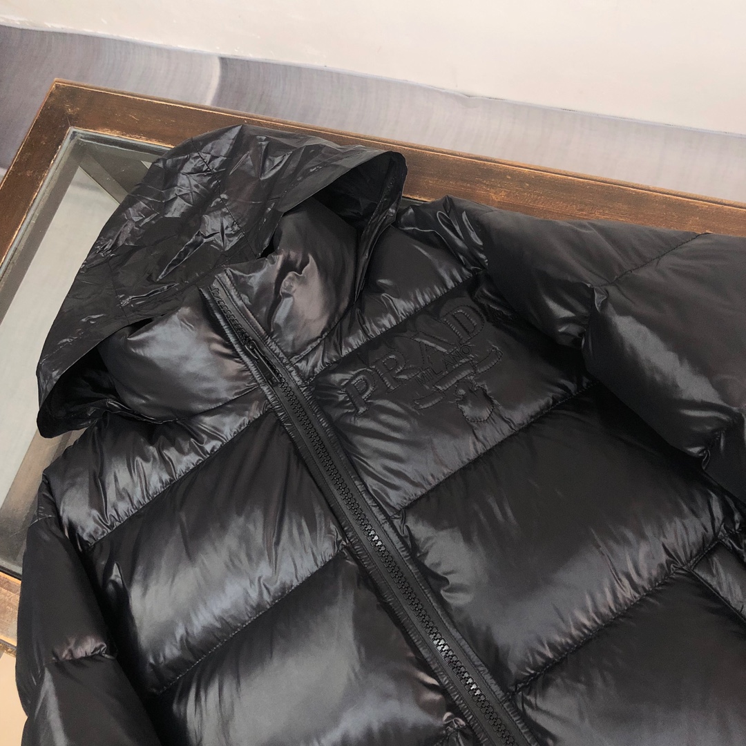 新作入荷人気プラダダウンｎ級品 防寒 ダウンジャケット  大きいサイズ 人気  4色　ブラック_4