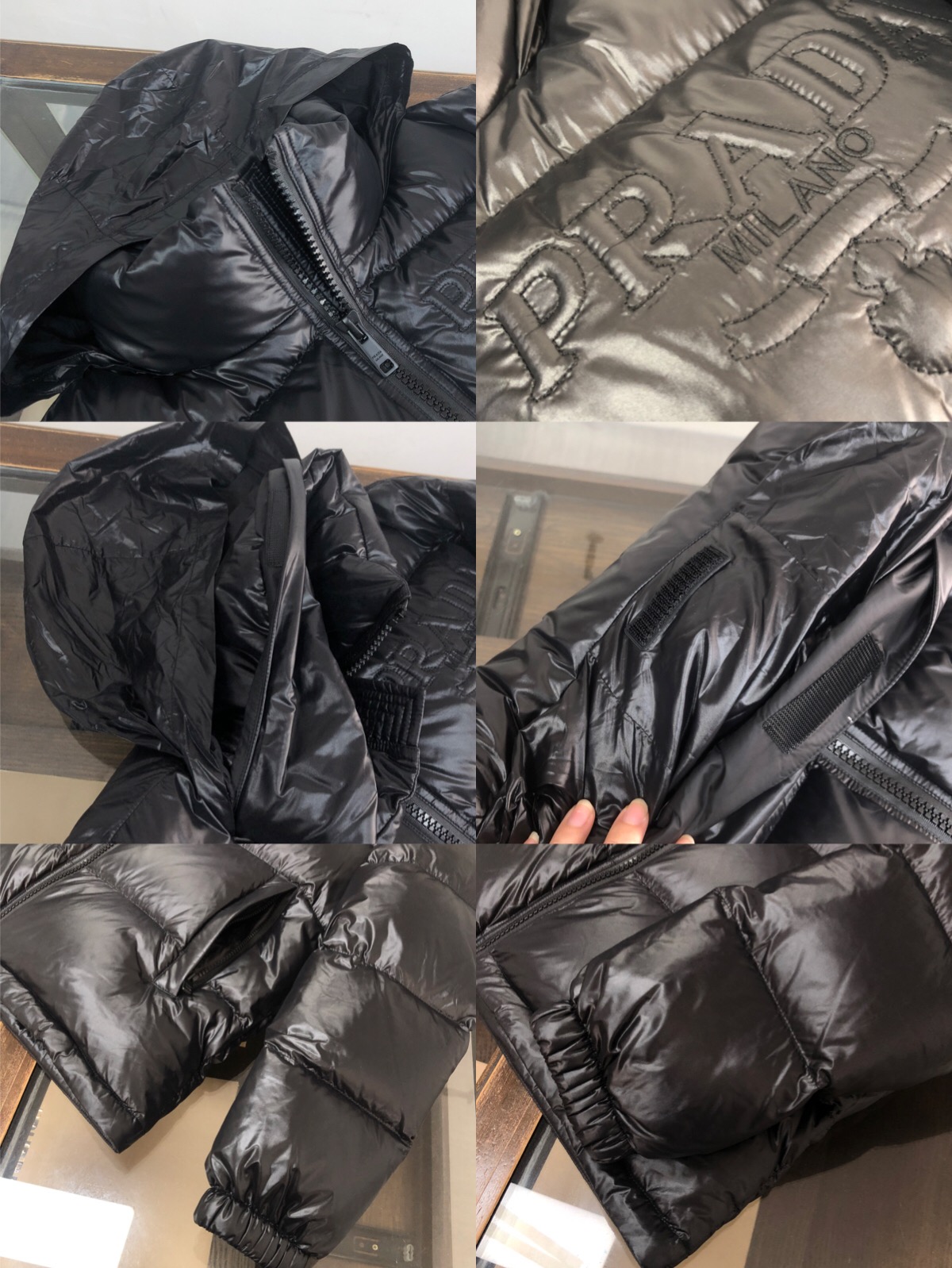 新作入荷人気プラダダウンｎ級品 防寒 ダウンジャケット  大きいサイズ 人気  4色　ブラック_6