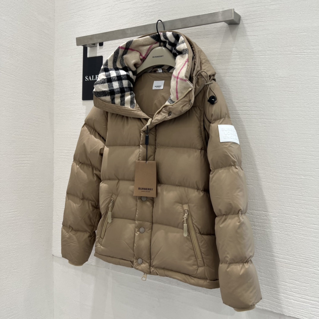 2023ファッション!バーバリー ダウン ｎ級品評判いい BURBERRYジャケット 2色 ブラック/ブラウン_6