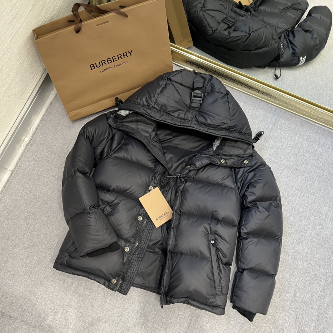 2023ファッション!バーバリー ダウン ｎ級品評判いい BURBERRYジャケット 2色 ブラック/ブラウン_11