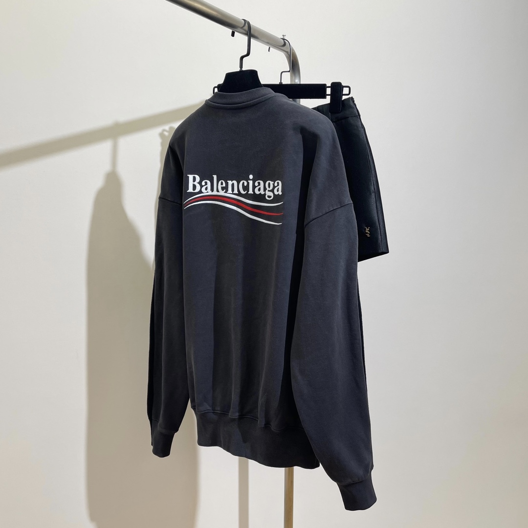 BALENCIAGA2023年新品 バレンシアガ偽ｎ級品 刺繍ストリートファッション ブラック_2