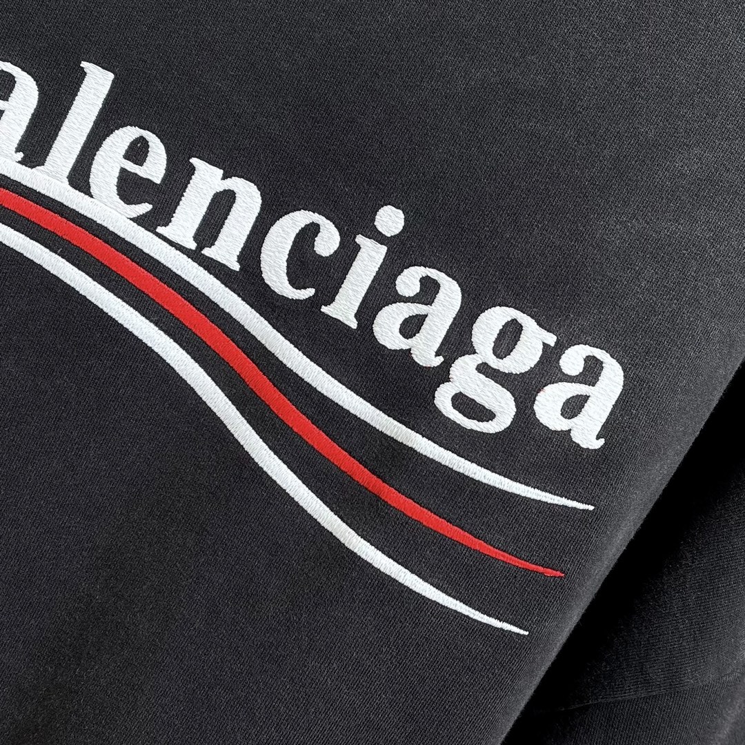 BALENCIAGA2023年新品 バレンシアガ偽ｎ級品 刺繍ストリートファッション ブラック_8