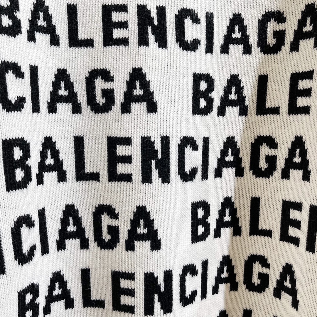 バレンシアガに似たブランドコピー セーター ゆったり リラックス感 両面プリント_5