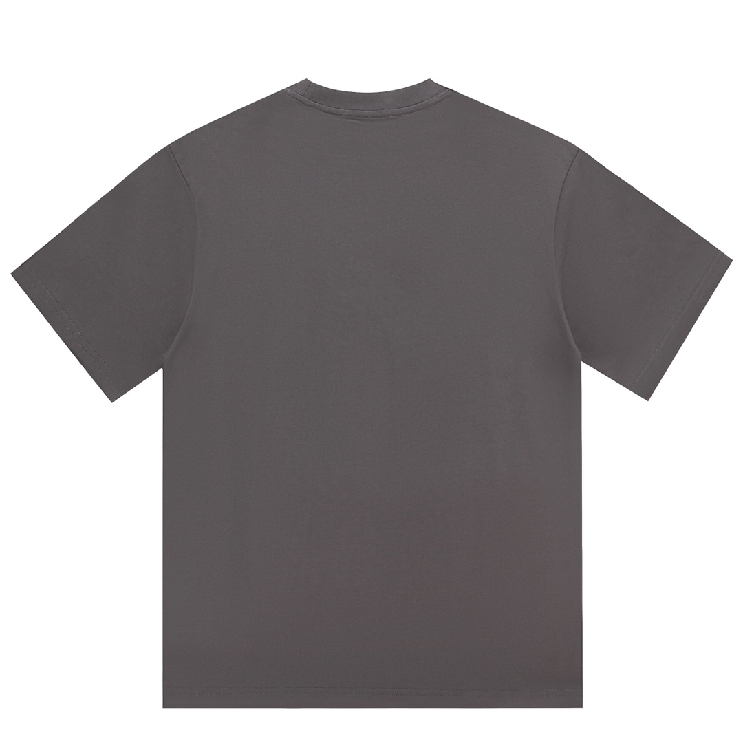 STONE ISLANDストーンアイランドｔシャツ偽物 半袖Tシャツ シンプル 100％綿 グレイ_7