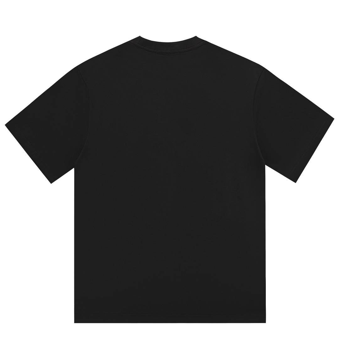 STONE ISLANDストーンアイランドｔシャツ偽物 半袖Tシャツ シンプル 100％綿 ブラック_9