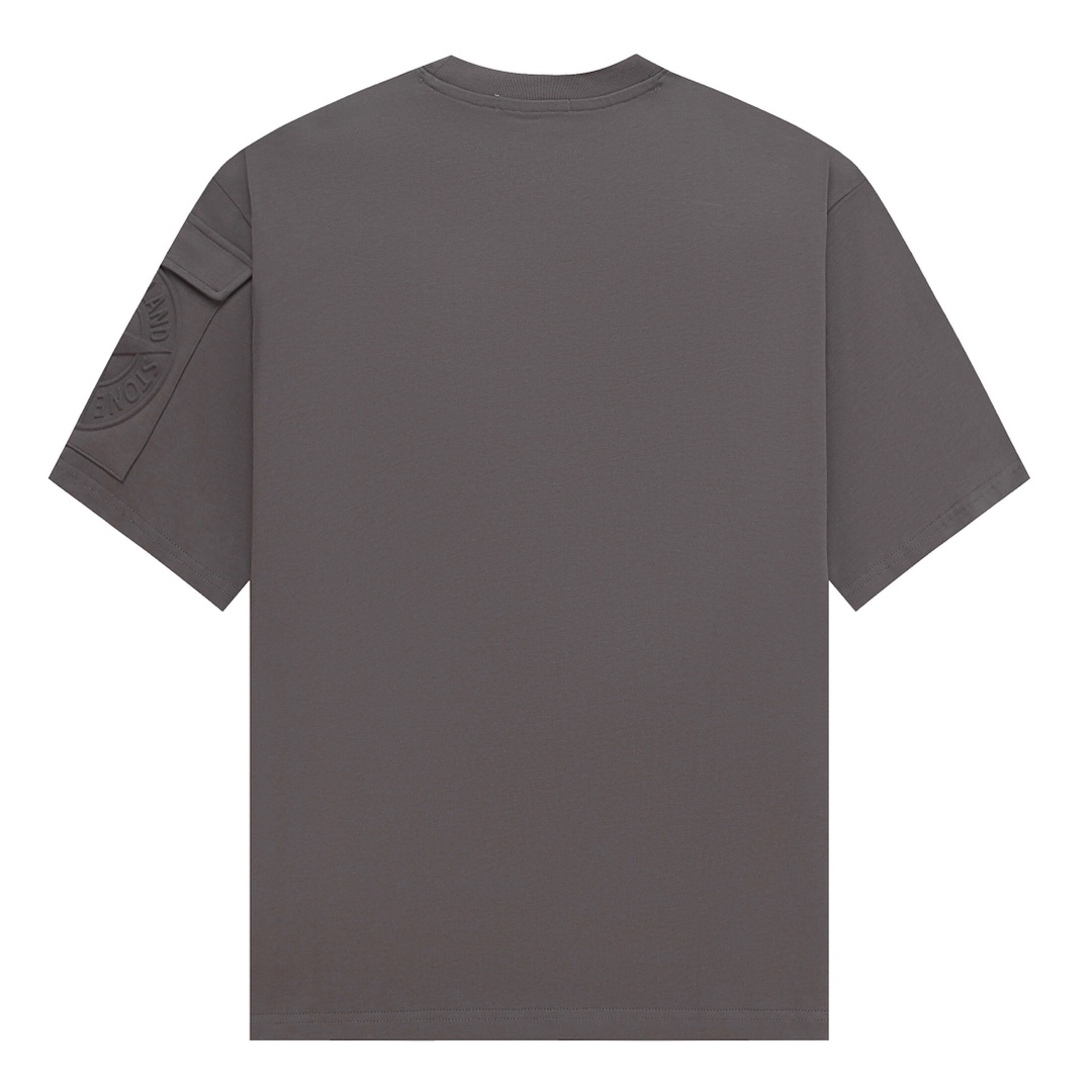 最安値‼大人気STONEISLANDストーンアイランドｔシャツｎ級品 半袖Tシャツ 2色 グレイ_8