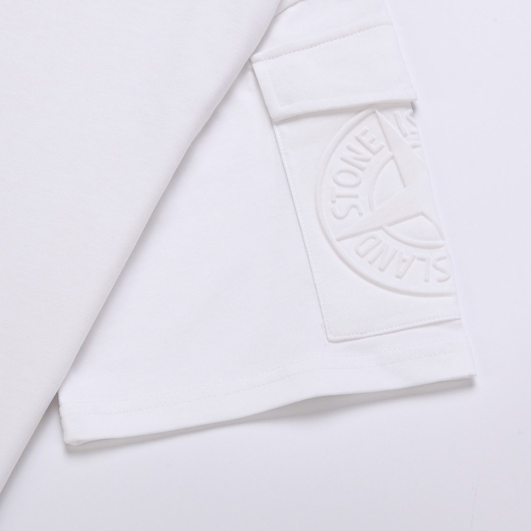 最安値‼大人気STONEISLANDストーンアイランドｔシャツｎ級品 半袖Tシャツ 2色 ホワイト_8