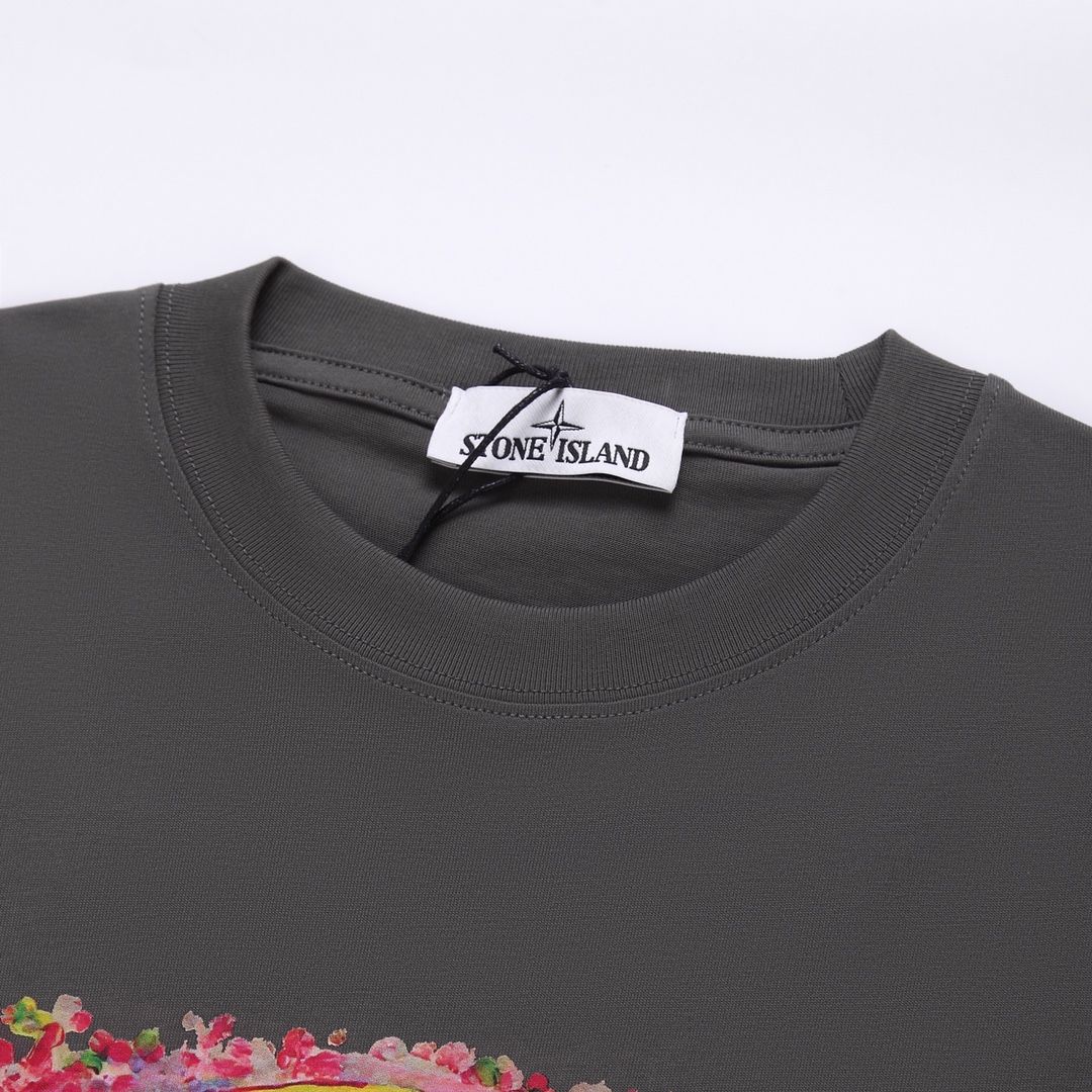 新作入荷格ストーンアイランドｔシャツ激安通販 爽やかなシャツ ３色可選 ブラック_2