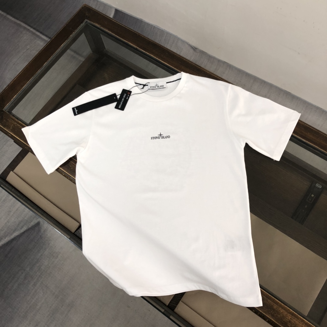 HOT 2023夏の定番 ストーンアイランド tシャツ 公式スーパーコピー2色可選 ホワイト_1