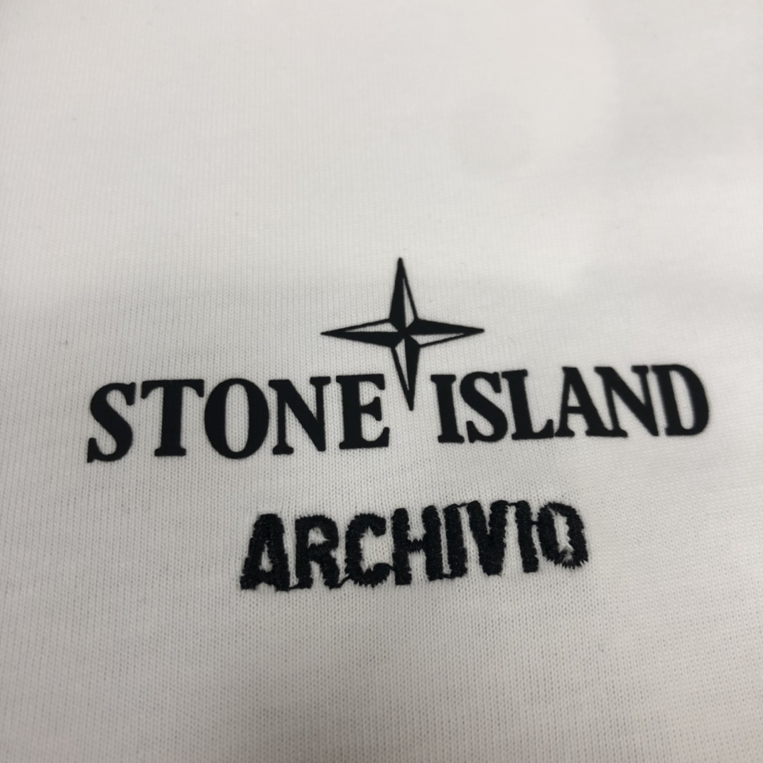 激安大特価最新作のストーンアイランド ティーシャツ激安通販 半袖Ｔシャツ 100％綿  ホワイト_5