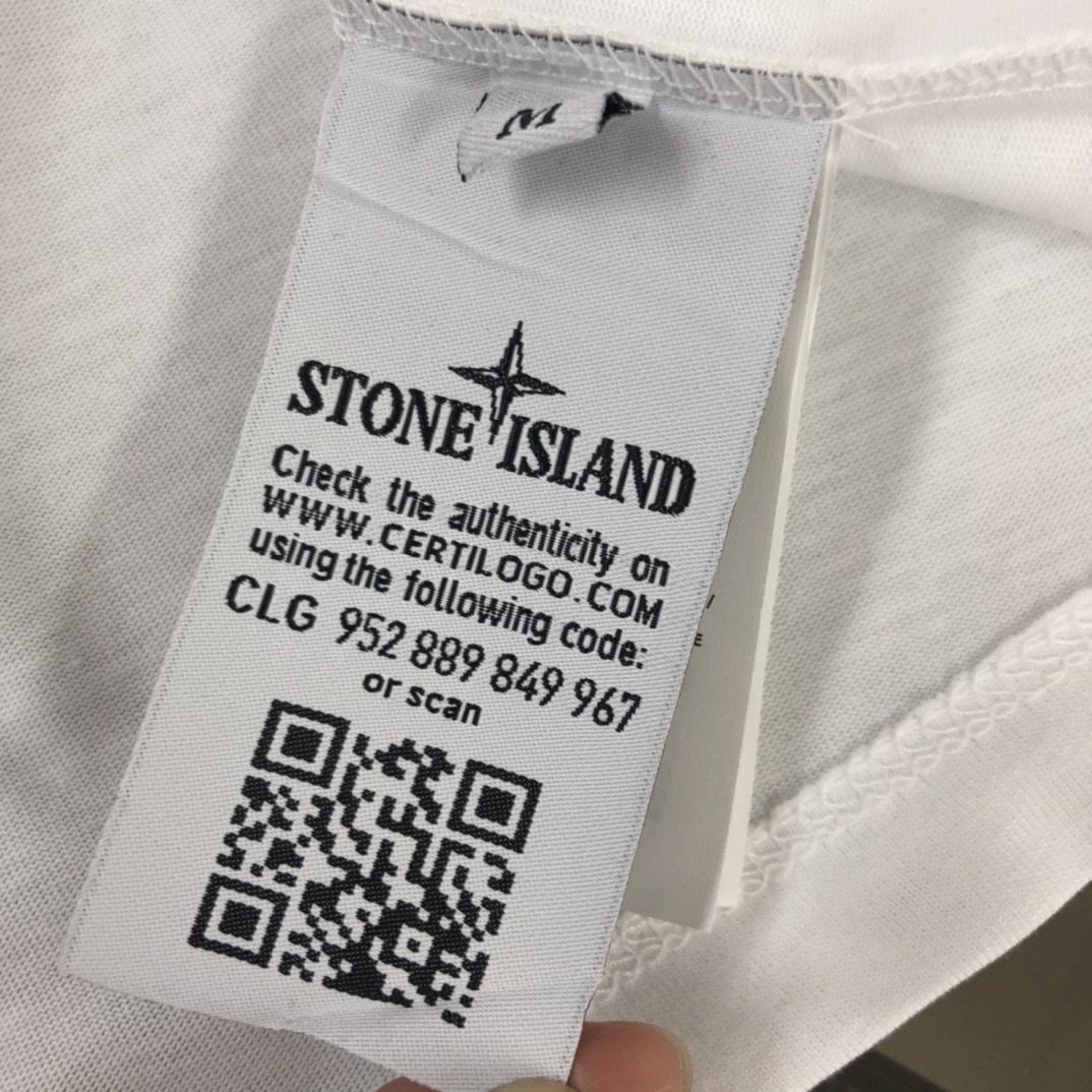 激安大特価最新作のストーンアイランド ティーシャツ激安通販 半袖Ｔシャツ 100％綿  ホワイト_6