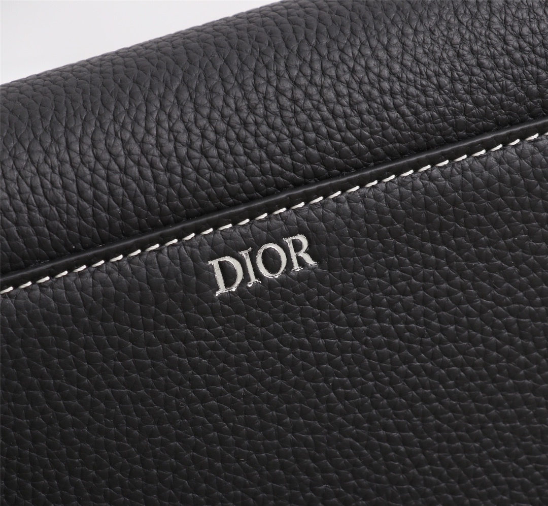 dior 3万以下コピー メンズバッグ レザー ブラック斜め掛けバッグ_8