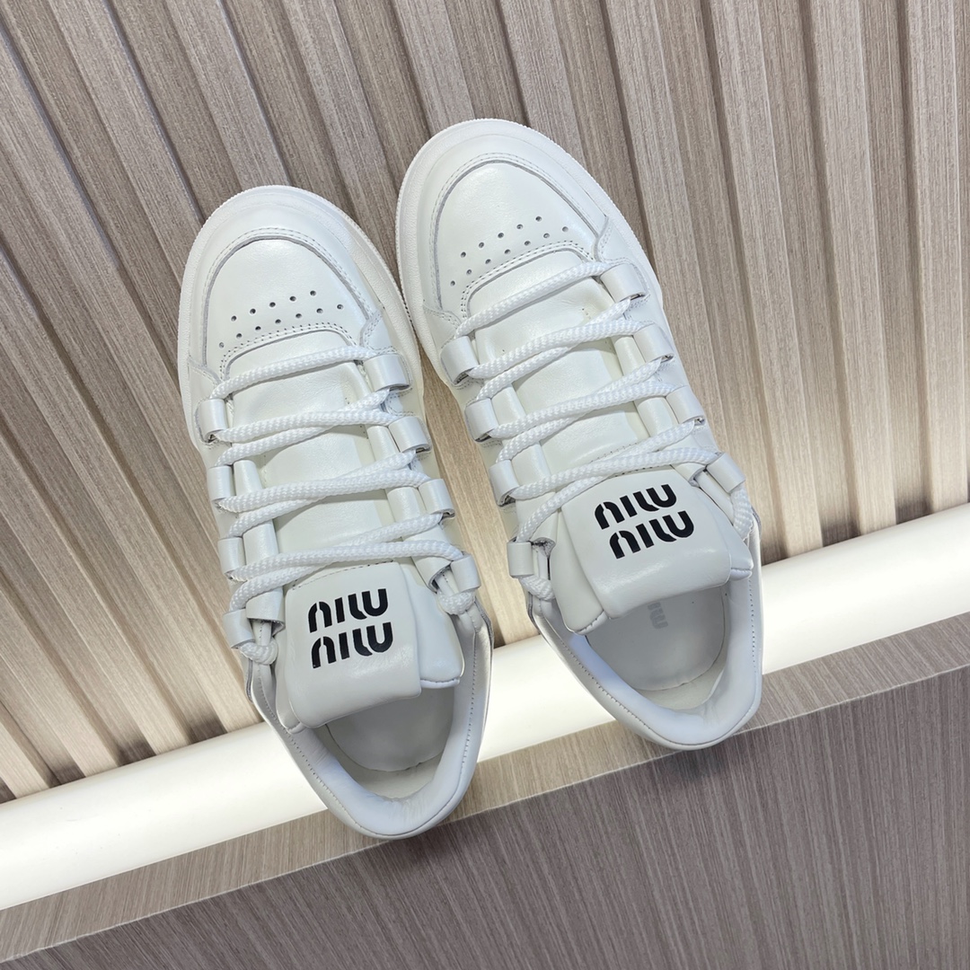 靴 ミュウミュウコピー シンプル TPUエアクッション厚底３色可選 ホワイト_2