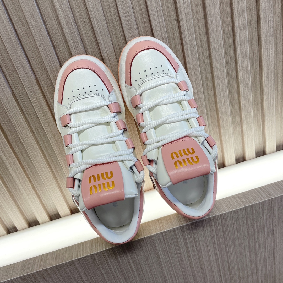 靴 ミュウミュウ偽物 シンプル TPUエアクッション厚底３色可選 ピンク_2