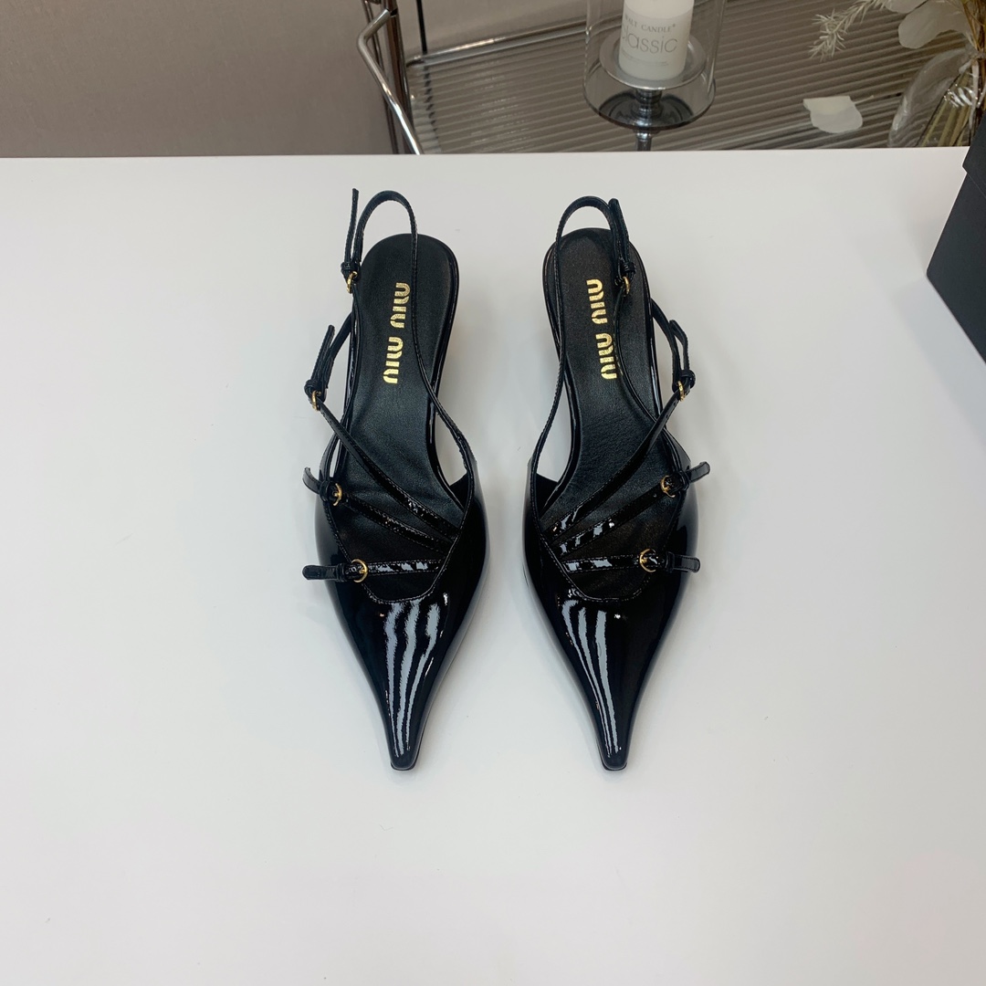 ミュウミュウ 靴 サイズ激安通販 レディースシューズ 見た目いい 快適 3色 ブラック_1