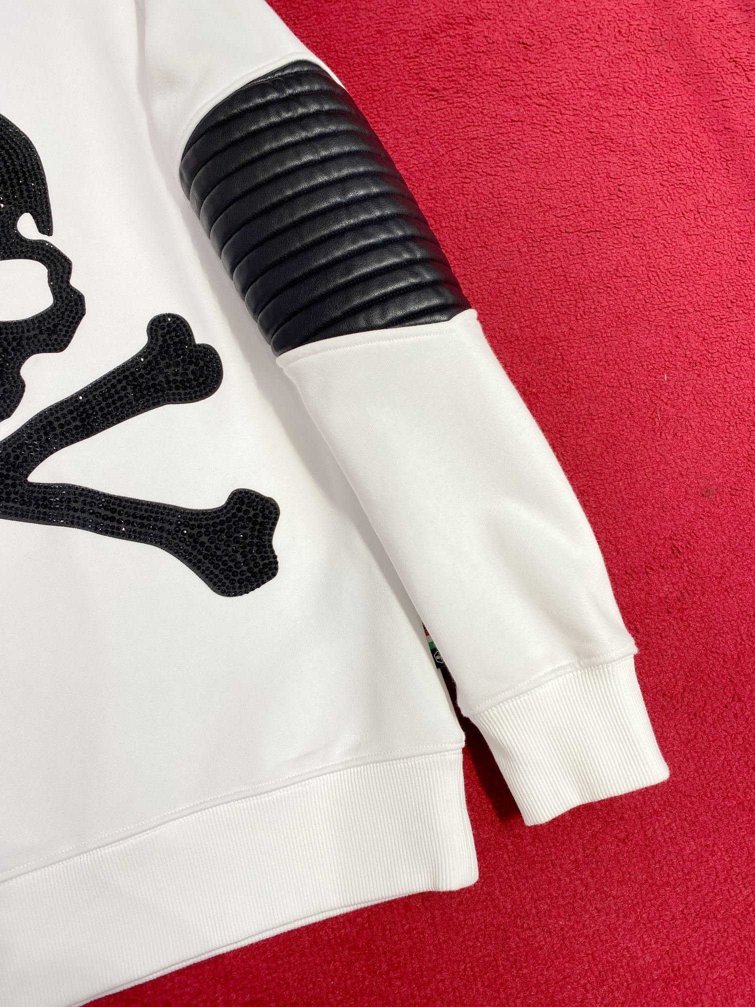 フィリッププレイン t シャツｎ級品 トップスシャツ長袖 ゆったりドクロプリントホワイト_6