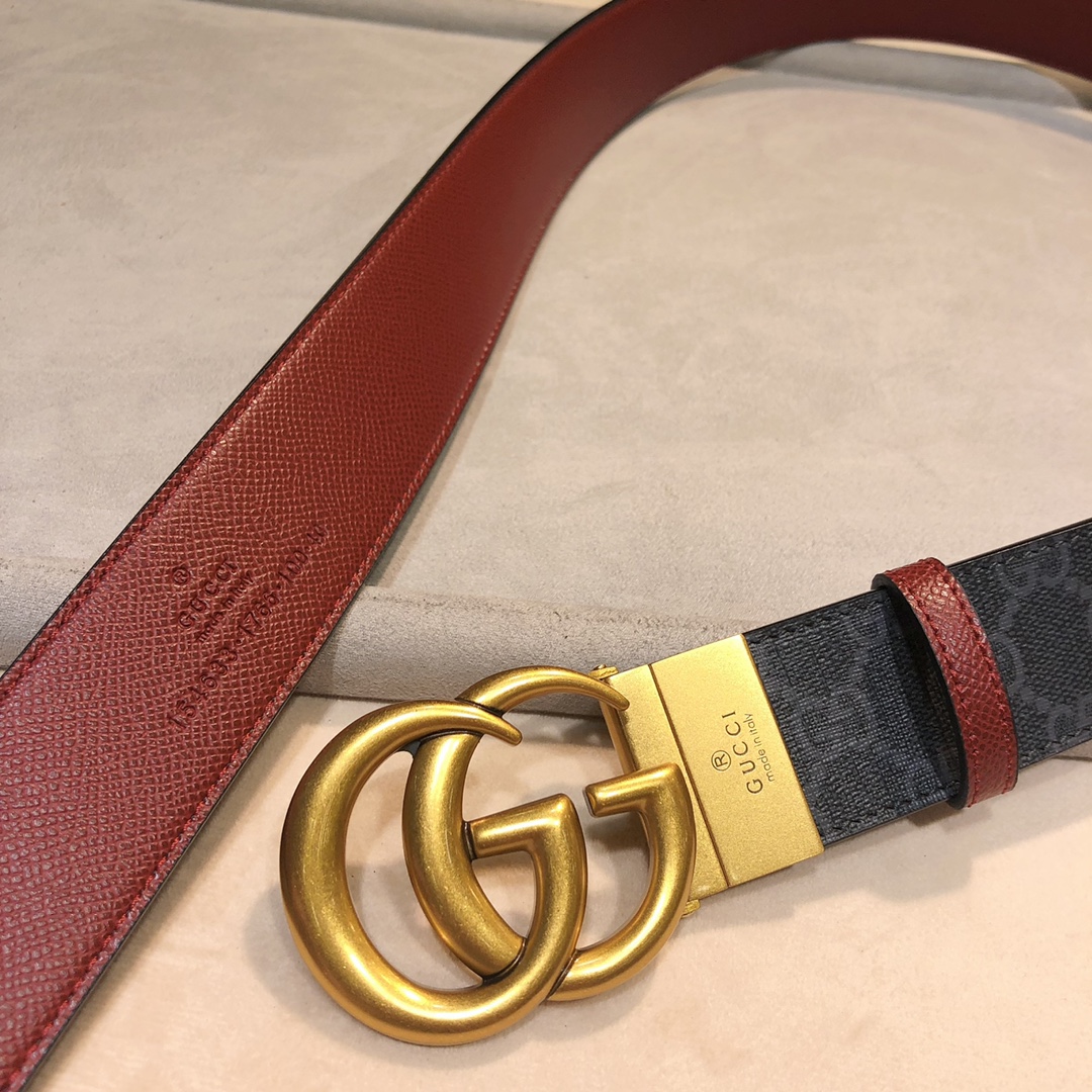 ベルト グッチ レディース偽物  GUCCI 両面使用可能_4