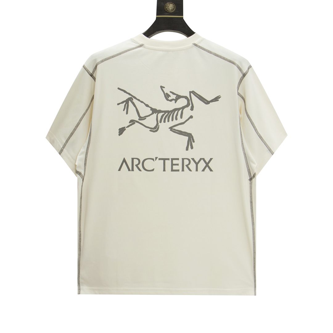 アークテリクスARCTERYXコピー半袖Tシャツコットンホワイト人気ブランド花柄柔らかい_2