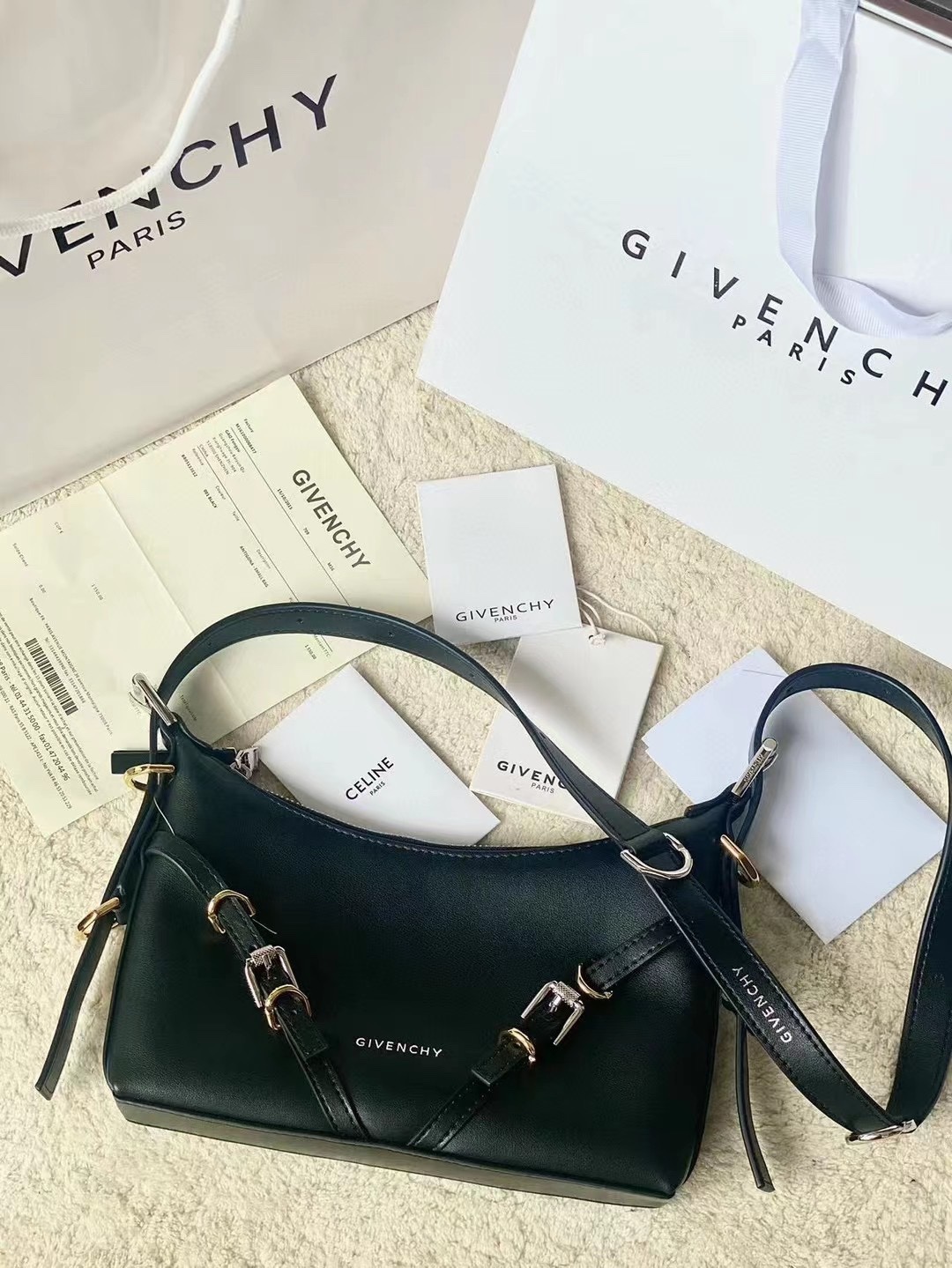 GIVENCHYジバンシィ 値段ｎ級品 フランス 腋下バッグ レディース 魅力 ブラック_1