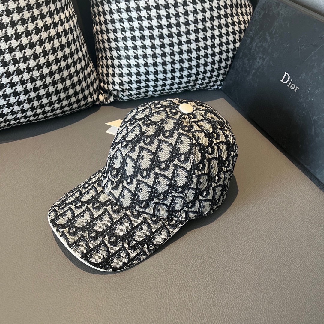 DIORディオールのコットン激安通販 ディオール ハット 防風 野球帽 軽量 ファッション レザー カラフル _2