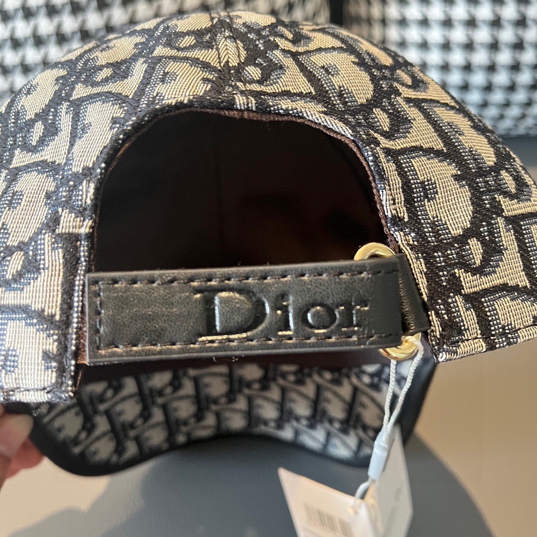 DIORディオールのコットン激安通販 ディオール ハット 防風 野球帽 軽量 ファッション レザー カラフル _8