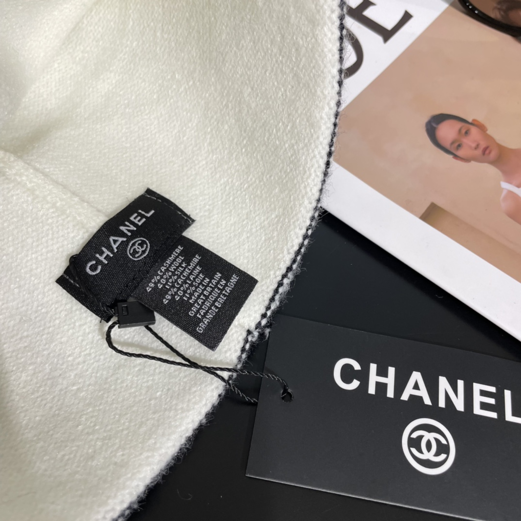 chanel ハットn級品 ふわふわ 可愛  クラシック配色_4