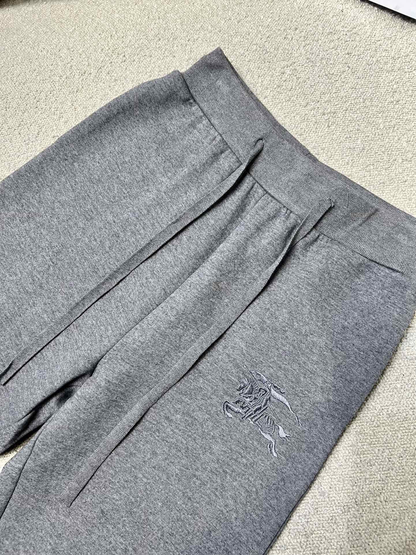 BURBERRYバーバリーズボンスーパーコピー スポーツパンツセット 2色 グレイ_6