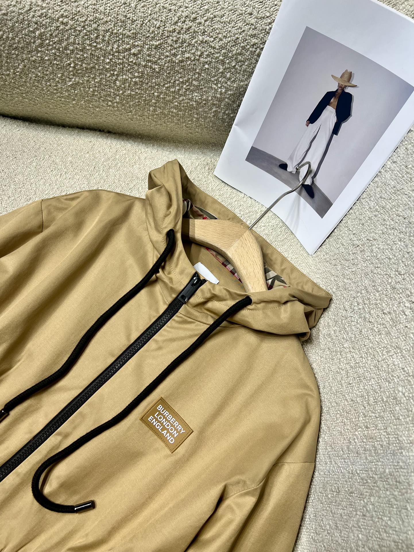 BURBERRYバーバリーのコートｎ級品 秋冬 暖かい チェック柄 柔らかい 通勤アウター イエロー_2