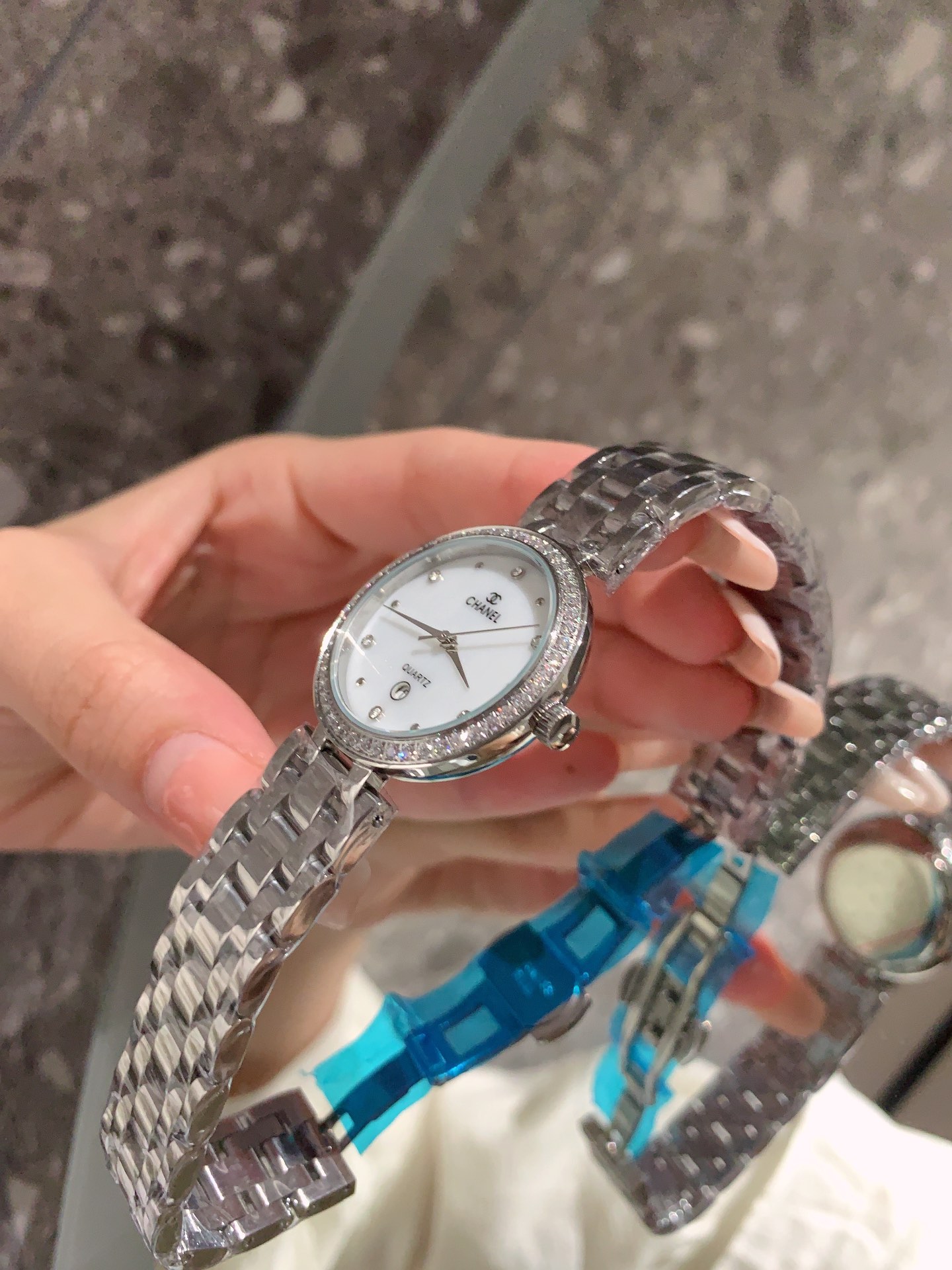 CHANELブランド腕時計激安通販 優雅 レディース専用 薄いワッチ ２色可選 シルバー ゴールド_7