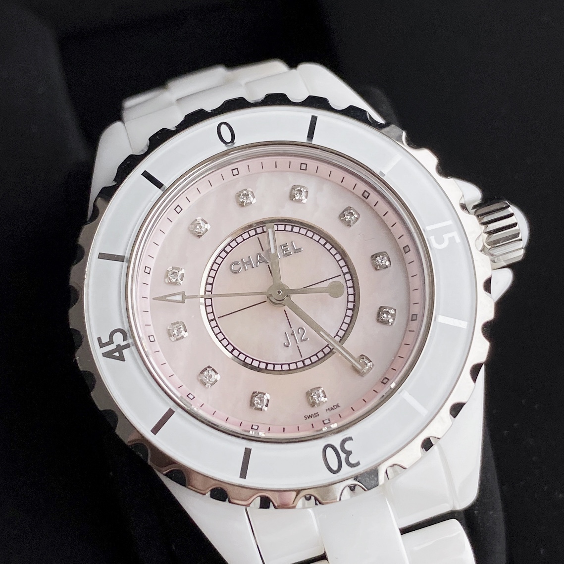 CHANEL時計スーパーコピー72 優雅 レディース専用 薄いワッチ プレゼント 新商品 ダイヤモンド ピンク_3