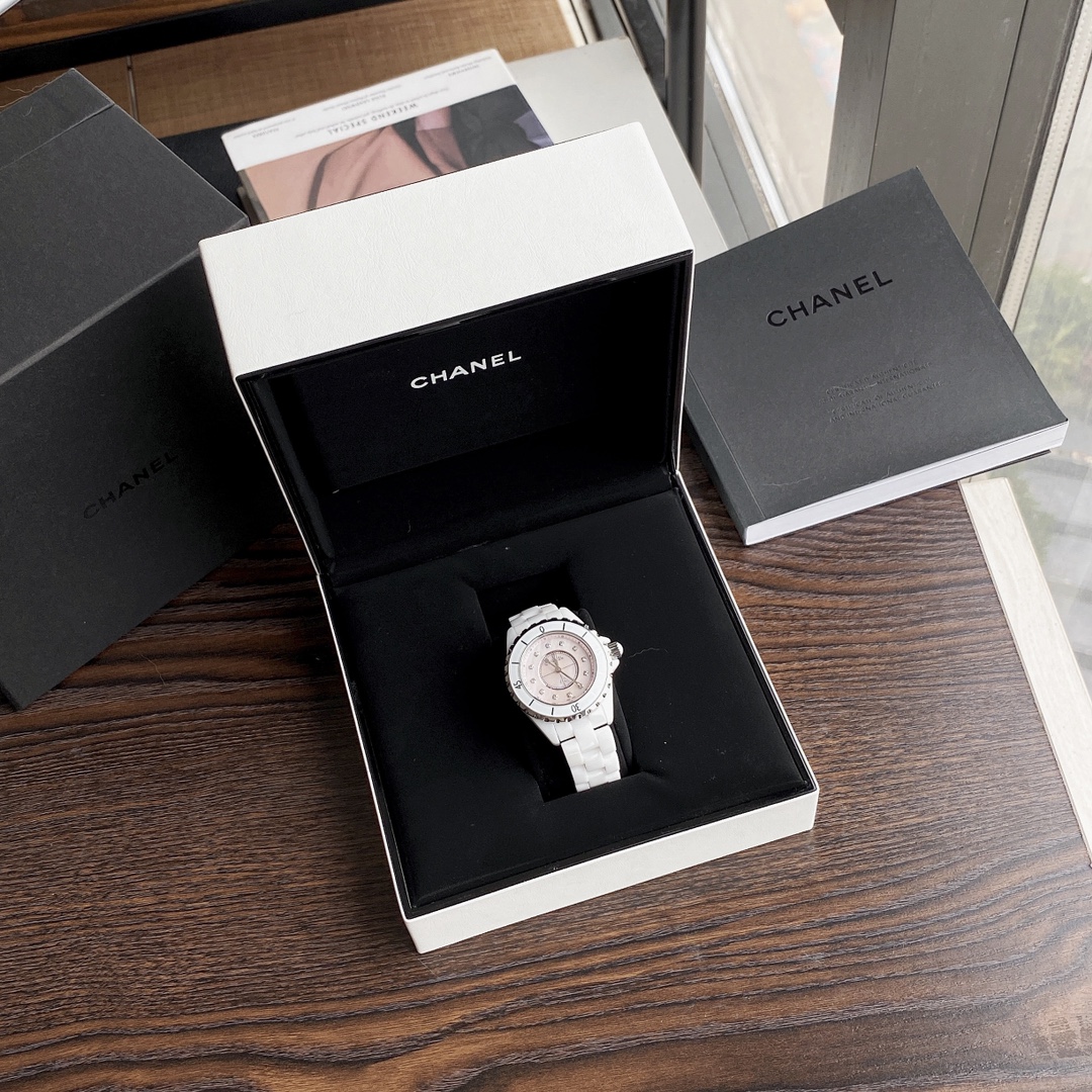 CHANEL時計スーパーコピー72 優雅 レディース専用 薄いワッチ プレゼント 新商品 ダイヤモンド ピンク_9