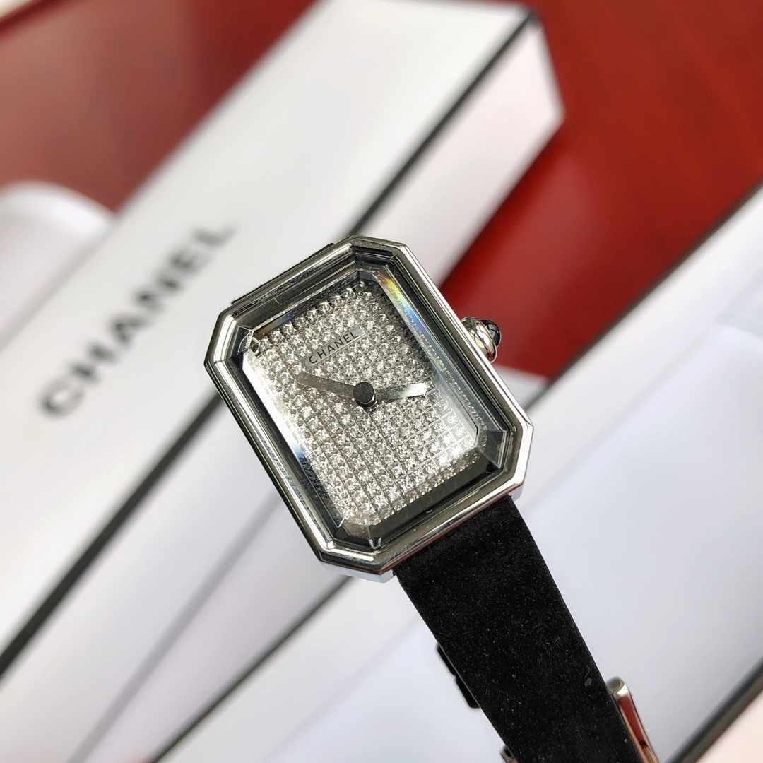 CHANELシャネル腕時計レディーススーパーコピー 優雅 レディース専用 薄いワッチ プレゼント レザー 角形 ブラック_6