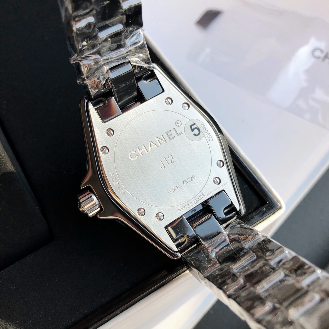 CHANEL 上品な腕時計ｎ級品 優雅 レディース専用 薄いワッチ プレゼント レザー シンプル ブラック_2
