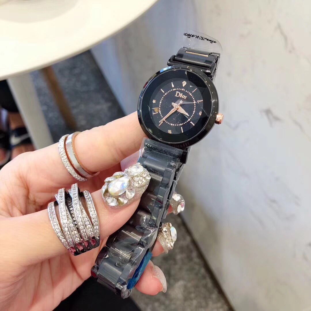 ディオール日本コピー 腕時計 魅力アップ 高級感 薄いワッチ プレゼント ステンレス 2色 ブラック_3